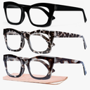 CCVOO Stylish Reading Glasses for Women, Eyeglasses, Blue Light Readers for Women, Computer Eye Glasses, Cheaters(2.0)
