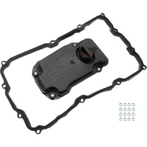 Motoforti Automatic Transmission Filter Kit Transmission Oil Filter Set for Toyota Tundra 2018-2021 Plastic Rubber with Gasket No.3533060070/353300C020 Black