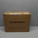 puredown® Euro Pillow Inserts 26 x 26 (Pack of 2, White), Down Feather Pillow Stuffer, Premium White Pillows for Bed, Couch, and Cushion