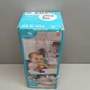 Bright Starts Pop 'N Sit Portable Booster, Indoor/Outdoor Use, Floor Seat with Feeding Tray, Teal, 6 Mos - 3 Yrs