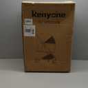 Medium Dog Stroller, Kenyone Pet Stroller for Medium Dogs Up to 55lbs, Lightweight Aluminum Frame, One Click Folding, Large Cat Stroller with No Zip Entry, Detachable Mesh, Multiple Pockets (Pink)