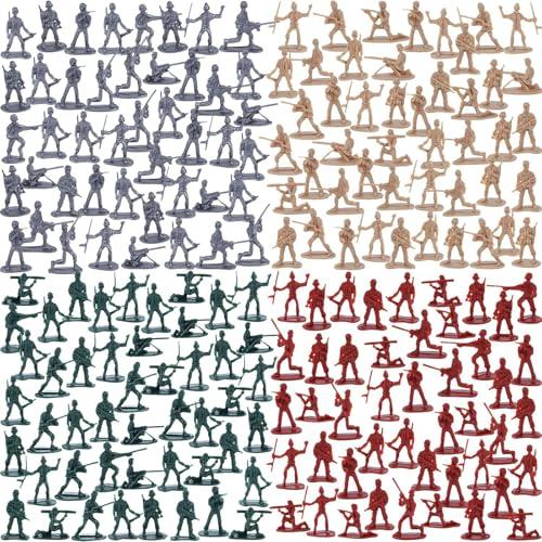 AMOR PRESENT 120PCS Army Men Military Set, Military Soldier Playset Army Men Action Figures, with Vehicles Aircrafts Assault Boats, Stocking Stuffers for Kids Boys Ages 3+