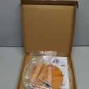 Acrylic Ice Cream Cone Holder 23 Holes 2 Tiers Stand Clear Cupcake Stand Display Rack for Birthday Parties Weddings Christmas