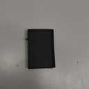 typecase Men's Wallet Card Holder: Pop Up Aluminum Case, Genuine Leather, Smart, RFID Blocking, Slim, Minimalist, Front Pocket - 9-14 Card Capacity | ID Window | Cash Slot (Carbon Fiber)