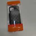 Bocasal Crossbody Wallet Case for iPhone 13, RFID Blocking PU Leather Zipper Handbag Purse Flip Cover, Kickstand Folio Case with Card Slots Holder Wrist Strap Lanyard 5G 6.1 Inch (Black)