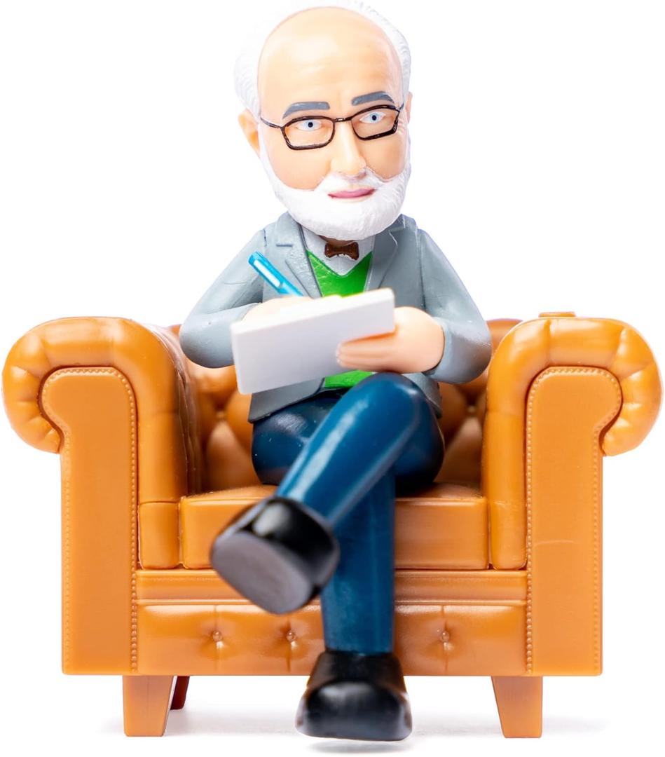 NPW Desktop Therapist Novelty Sound Machine  Funny Prank Gift, Holiday White Elephant & Stocking Stuffer for Adults & Kids (16 Sound Phrases)