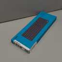 Rapoo Portable Wireless Keyboard with Touchpad, Multi-Device HTPC Keyboard for PC-Connected TV/Tablet/Steam Deck/Gaming Console/Raspberry Pi/Mini PC - Support Touch Gestures for Windows & Mac, Black