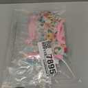 Leekalos Reusable Washable Dog Diapers Female (3 Pack) - Highly Absorbent Doggie Diapers - Size Adjustable Puppy Diapers for Dog Period Panties (Small, Flora) (Small (Newborn-10.5" Waist), Flora(Gray Lining))