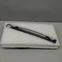 Black Paper Towel Holder Countertop, One-Handed Tear, Stainless Steel, Weighted Base, Ring Paper Towel Holder Stand with Ratchet System for Kitchen Farmhouse Essentials Decor