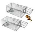 Chipmunk Trap -2 Pack, Squirell and Rat Trap Cages that Works, Humane Mouse Trap for Home | Catch and Release | Reusable and Durable | No Kill Animal Trap | for Inside Home and Outdoor Use
