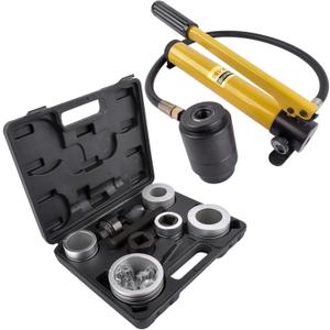 10 T Hydraulic Exhaust Pipe Stretcher Expander Kit, 1-5/8in to 4-1/4in, Manual Hydraulic Pipe Stretcher Tool Kit Replace# 78835 17350