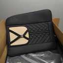 Tomatoman Car Seat Covers Compatible with Toyota Tacoma Truck 2005-2024 2025 Access Crew Double Cab TRD Sport Offroad Limited SR5 V6 Cushions(Full Set/Black)