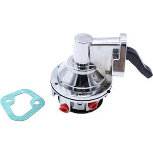 Chrome Mechanical Fuel Pump Compatible With Big Block Chevy BBC 396-454 V8 Engine