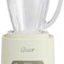 Oster Vortex Glass Blender, Reversible Steel Blades, 800 Watt, Oatmilk