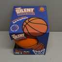 Rzkipdy Silent Basketball Size 5 (27.5")  Not Vacuum Shipped - 2025 Upgraded Airless Soft Foam Ball Soundless for Quiet Dribbling and Indoor Training  Real Feel Higher Bounce No Noise (Dark Orange)