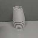 Small Lamp Shades Clip on Bulb, Chandelier Shades Set of 6, Mini Linen Lampshade 3.5x5x5.5in Small Lamp Shade for Chandelier Lamp Replacement (White)