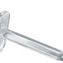 Azar Displays 800002-C Pack of 50 Clear Pegboard Hooks - 2” Pegboard Hook Set - Polycarbonate Plastic Hooks for Retail