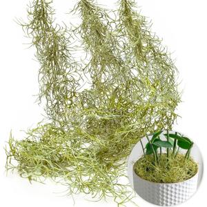 SEEKO Succulents Extra Large Spanish Moss (3pck, 33" Long) - Fake Moss for Crafts (3 pc (33))