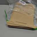 50 Pack Paper Bread Bags for Homemade Bread, 7x311 Inches Resealable Tin Tie Tab Bakery Bags with Window for Round Sourdough, Cookies, Loaves, Bagels