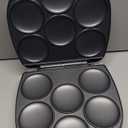 Baker's Friend Electric Arepas Maker with Browning Control, Mini Pancakes Maker, Pancake Maker Pan, Tostiarepa, Makes Arepas, Corn Patties, Mini Pancakes, Breakfast Sandwiches, Fried Eggs, Graphite