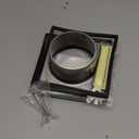 4" Upgrade Metal Dryer Vent Cover for House, Premium Stainless Steel Dryer Vent with 4 Screws Rubber Gasket, Best Exterior Wall Vent Cover with Louvre for Dryer Vents Range Hood Vent AC Vent