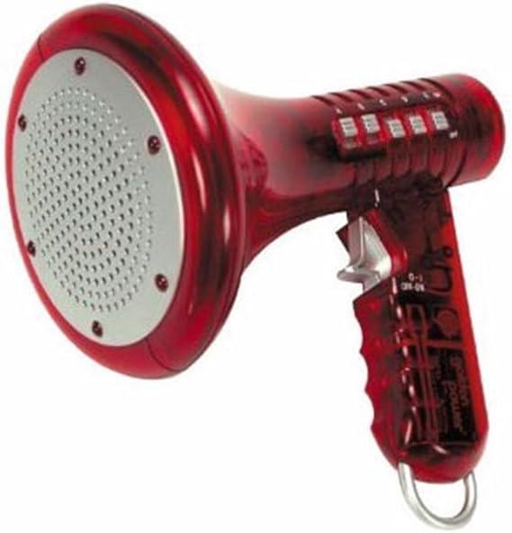 Toysmith Tech Gear Multi Voice Changer – Megaphone Toy with 8 Voice Effects and LED Lights – Fun Outdoor Toy for Kids Ages 5+ – Cool Gag Gifts or Birthday Gift Idea – Colors May Vary, Battery Included Red