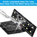 WEAVERBIRD Aquarium Light Fish Tank LED Light 6W 12 LED Planted Clip Lamp for 8-15Inch 6mm Thick Fish Tanks