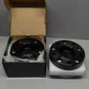 KSP 6X5.5 Wheel Spacers for Silverado Sierra,1.5"(38mm) Real Forged Spacers with 78.1mm Hub Bore M14x1.5 Studs fit for Tahoe Avalanche Express Suburban Sierra Yukon (black)