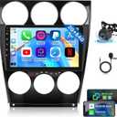 [2G+64G] Car Radio for Mazda 6 2004-2015, Android 13 Touch Screen Car Play Mazda 6 Stereo, Carplay/Android Auto/EQ Audio/SWC/Bluetooth + AHD Backup Camera