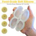 Silicone Tealight Candle Mold - Makes 4 x Tea Light Candles (Elements Theme)