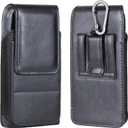 Cell Phone Holster for iPhone 16 15 14 13 12 11 Pro Max, 16 15 14 Plus,XS Max iPhone 8 7 6S Plus Case with Belt Clip,Phone Carrying Case Pouch Holder for Men(Fits Phone with Case on)