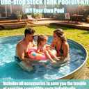 Upgraded Stock Tank Pool DIY Starter Kit, with 1000GPH Filter Pump Set