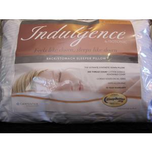 Indulgence Back/Stomach Standard/Queen Sleeper Pillow by Isotonic 28" x 20"
