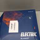 Bedsure Heated Blanket Throw Blanket - Fast Heating Electric Blanket, Soft Flannel Heated Throw with 4 Time Settings, 6 Heating Settings, Warm Gifts for Grandma & Grandpa & Seniors (50"x60", Grey)