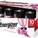 Energizer MAX C Batteries, Premium Alkaline C Cell Batteries (8 Battery Count) (D)
