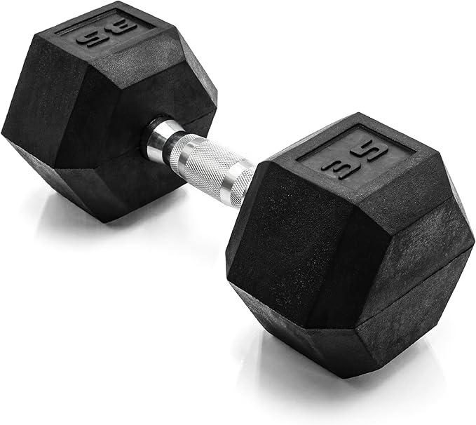 CAP Barbell Coated Dumbbell Weight 35 Lb