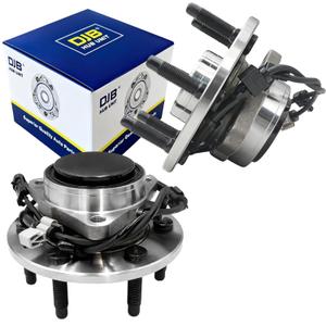 DJB 515054 2WD Front Wheel Hub and Bearing Assembly fits for 1999-2006 Chevy Silverado 1500, for GMC Sierra 1500 2000-2006 Tahoe Suburban 1500 Yukon, for Cadillac Escalade 2002-2006, 6Lug w/ABS