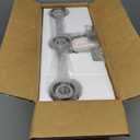 3-Light Bathroom Vanity Light, Modern Brushed Nickel Wall Lights with Clear Glass Shades, Bathroom Wall Sconce Lamp for Mirror Living Room Bedroom Hallway