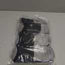 NOLUNT Diabetic Socks for Men,4 Pairs Crew Diabetic Neuropathy Socks for Men 9-12 (Large, Black)