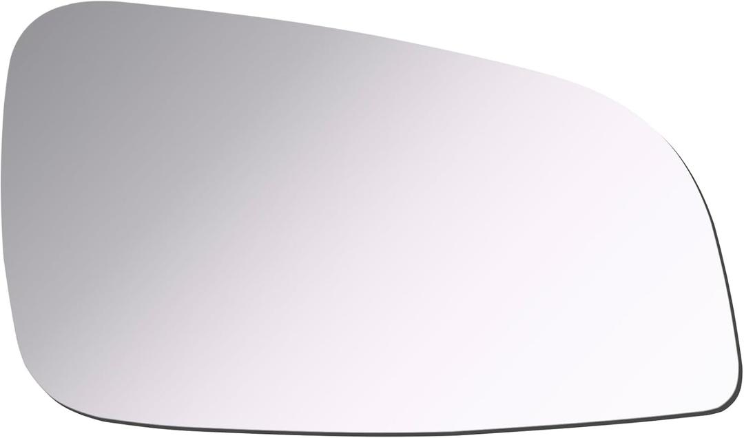 ReYee Mirror Glass fit for 2008-2012 Chevy Malibu LS, LT 2007-2009 Saturn Aura Passenger Right Side Mirror Glass RH No Backing Plate Convex Including Adhesive