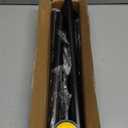 Matte Black Shower Curtain Rod,1 Inch Diameter Stainless Steel Adjustable Spring Tension Rods 32 to 80",with Holders,Anti-Slip,Curtain Rods No Drilling(1 Pack)