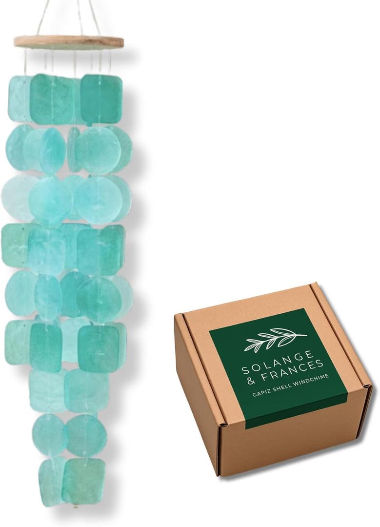 Solange & Frances Wind Chimes for Outside, Gifts for Mom, Gifts for Women who Have Everything, Outdoor Birthday Ideas, Mother's Day Decor Gift