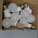 Yochoice LED Light Bulbs 100W Equivalent 1100 Lumens, A19 11W 5000K Daylight White Non-Dimmable, Super Bright No Flicker Standard E26 Edison Screw Bulbs for Home, Bedroom, Office Lamp, 12-Pack