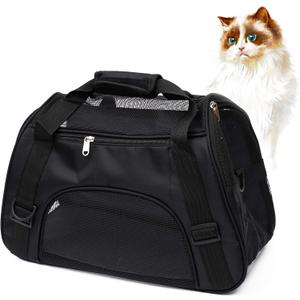 Pet Carrier Soft-Sided Carriers for Cat Carriers Dog Carrier for Small Medium Cats Dogs Puppies Pet Carrier Airline Approved Cat Dog Pet Travel Carrier (Small, Black) Pet Carrier Soft-Sided Carriers for Cat Carriers Dog Carrier for Small Medium Cats Dogs Puppies Pet Carrier Airline Approved Cat Dog Pet Travel Carrier (Small, Black)