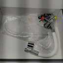 MakeFit Dual Filtered Rain Shower Head Combo, Handheld Shower Head with Adjustable Bar - Rainfall Shower Head And Showerhead with Filter for Hard Water - Removes Chlorine (Premium Chrome)