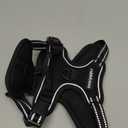 rabbitgoo Dog Harness No Pull with 2 Leash Clips, Adjustable Soft Padded, Reflective Oxford No Choke Pet Vest with Easy Control Handle for Small Dogs, Black, Small