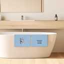 Oyster Coastal Kitchen Towels, Blue Preppy Beach Nautical Hand Towels for Bathroom Decor, The World is Your Oyster Inspirational Dishcloths Dish Towel for Kitchen 16x24 Inches