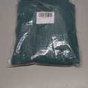 Women Pajamas Set Loungewear Ribbed Long Sleeve Top and Pants with Pockets Lounge Pj Set Sleepwear (Medium, Xmas Green Jolly)