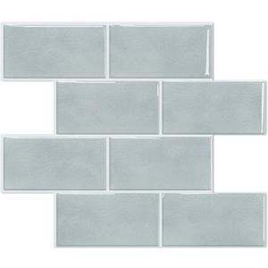 STICKGOO 10-Sheet Peel and Stick Subway Tile, Stick on Tiles Backsplash for Kitchen & Bathroom(Thicker Design)