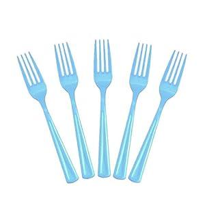 Exquisite Black Plastic Forks 50 Pieces Black Forks Disposable Utensils Heavy Duty Plastic Cutlery Set Disposable Cutlery Sets Flatware Sets Silverware Set For Party Supplies & Party Tableware